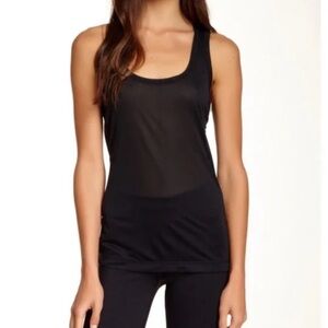 ZELLA Mesh Racerback Tank Workout NEW! Black XS